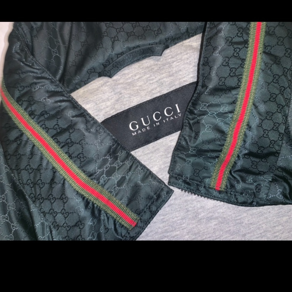 LIMITED EDITION SATIN GUCCI JACKET/ WINDBREAKER